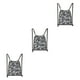 thumbnail image 4 of Minnieouse Bolsa con cordón Deporte Gimnasio Niñas Niños Cuerda Ropa Paquete de camuflaje para acampar al aire libre Ciclismo Accesorios Gris Type1 NO1, 4 of 6