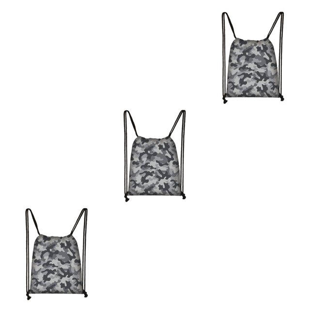 Qarigey con cordón para deporte, gimnasio, natación, baile, impermeable, ropa de cuerda, plegable, paquete grueso de camuflaje, para montar Type3 NO3