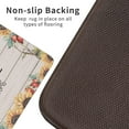 thumbnail image 4 of Farmhouse Kitchen Mats Sets 2 Piece Cushioned Anti-Fatigue Comfort Mat for Home & Office Ergonomically Engineered Memory Foam Kitchen Rug Waterproof Non-Skid, 30" by 17" + 47" by 17",Sunflower, 4 of 6