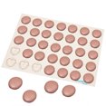 thumbnail image 3 of MasteelfCA 1PC Fiberglass Silicone Sheet Baking Mat Non-Stick High Temperature Resistant Grill Pad for BBQ Baking Cooking (Random Pattern), 3 of 7