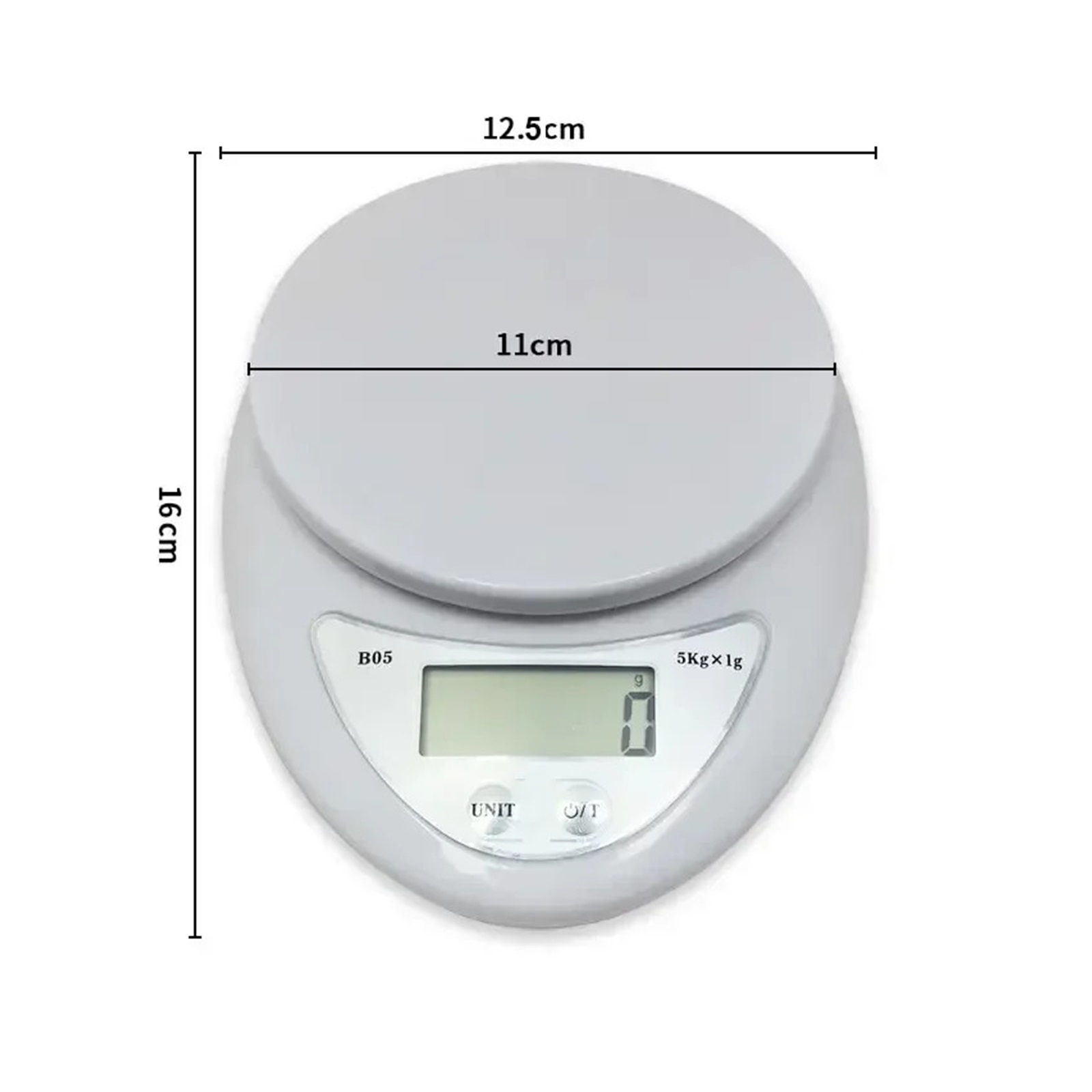 5kg LED Portable Digital Precision Scale Great for Kitchen Food Weighting Compact Electronic Balance ,Multifunction