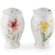 thumbnail image 1 of Salero y Pimentero de Porcelana Lenox Anaranjado Diseño Floral y Mariposa, 1 of 3
