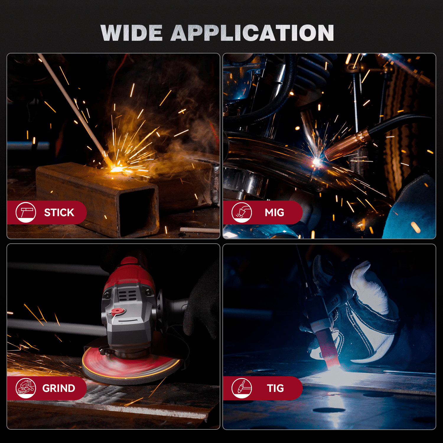 ARCCAPTAIN Small View Auto-Darkening true color Welding Helmet