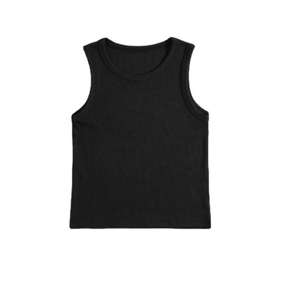 KAUOD Girls Tank Tops for Dance Racerback Crop Tank Top Sleeveless Sports Teen Girls Summer Casual Undershirts
