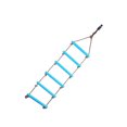 thumbnail image 1 of Kids Indoor and Outdoor Playhouse 6 Rungs Rope Climbing Ladder Toy Blue, 1 of 7