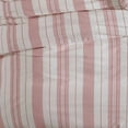 thumbnail image 3 of 3 Piece Queen Comforter Set with Vertical Stripes Pattern White and Pink, 3 of 5