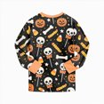 thumbnail image 6 of KPVEVIQ Toddler Girls Boys Halloween Pumpkin Pajamas Pjs for Boy Jammies Little Kids Sleepwear Clothes Sets,8-9 Y, 6 of 9