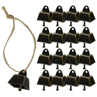 Didiseaon 12pcs The Bell Metal Cowbell Mini Craft Bells Animal Bell Small  Brass Bell Bells for Crafts Mini Tiny Bells Mini Cow Bells Cowbells Mini