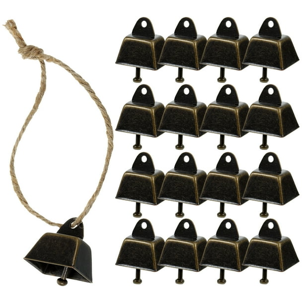 18pcs Metal Cow Bells Farm Cattle Cowbells Animal Antilost Accessories