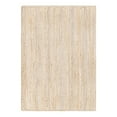 thumbnail image 3 of Unique Loom Braided Jute Collection Area Rug - Dhaka (2' x 3' 1" Rectangle White), 3 of 7