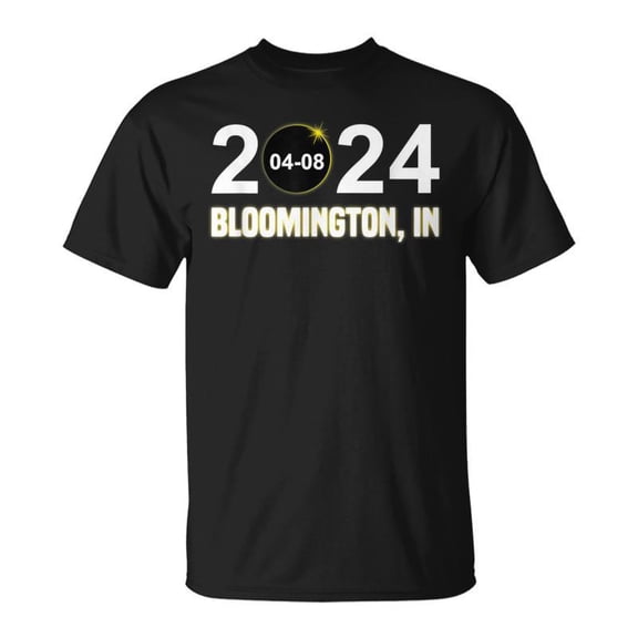 Total Solar Eclipse 04082024 Bloomington Indiana Eclipse TShirt