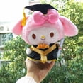 thumbnail image 3 of Anime Sanrio My Melody Kawaii Kuromi Hello Kitty Cinnamoroll, disfraz de Dr Hat, muñeco de peluche, regalos para niños, 3 of 4