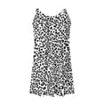 thumbnail image 5 of Karight Robes Mini Plissées Bohèmes d'Été pour Femmes à Col Rond, Hawaïennes Imprimées, Sans Manches, Robe Débardeur, Vêtements de Plage et de Vacances, 5 of 5