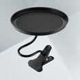 thumbnail image 3 of Bandeja multifuncional para asiento de coche Clip flexible redondo Bandeja de bebida para alimentos (Negro), 3 of 8
