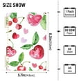 thumbnail image 3 of Cute Cherry Ring Binder Notebook Journey Note Diary College Ruled Spiral Notebook Study Loose Leaf Paper A5 60 Pages, 3 of 8