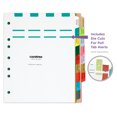 thumbnail image 2 of Carstens Heavy Duty Plastic Dialysis Divider Set, 16-Tab, with Pull Tab Die Cuts, Multi-Color, for Side-Opening 3-Ring and 5-Ring Binders, 2 of 4