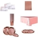 thumbnail image 1 of Inteprter Juego de vajilla, mantel, plato, fiesta, boda, comedor, Bar, cafetería, Hotel, restaurante, decoración de mesa, suministros de cubiertos Kits de decoración para fiestas Inteprter HA067222-00, 1 of 6