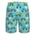thumbnail image 6 of Naloa Cartoon Monster Truck Men's Beach Shorts, Surfing shorts, Swim trunks, Quick Dry Swim Trunks for Surfing Beach Fun - X-Large, 6 of 9