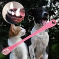 thumbnail image 3 of Cepillo para mascotas, cepillo de limpieza profunda para perros y gatos, cepillo de limpieza bucal para higiene bucal. Rosado, 3 of 9