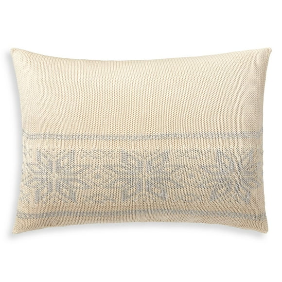 Ralph Lauren Mariel Decorative Pillow, 15 X 20, Beige/Silver
