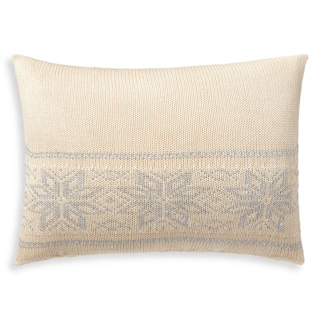 Ralph Lauren Mariel Decorative Pillow, 15 X 20, Beige/Silver
