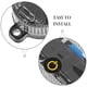 thumbnail image 3 of 2 luces LED para motocicleta, lámpara solar para motocicleta, luz de seguridad de advertencia para motocicleta, 3 of 6