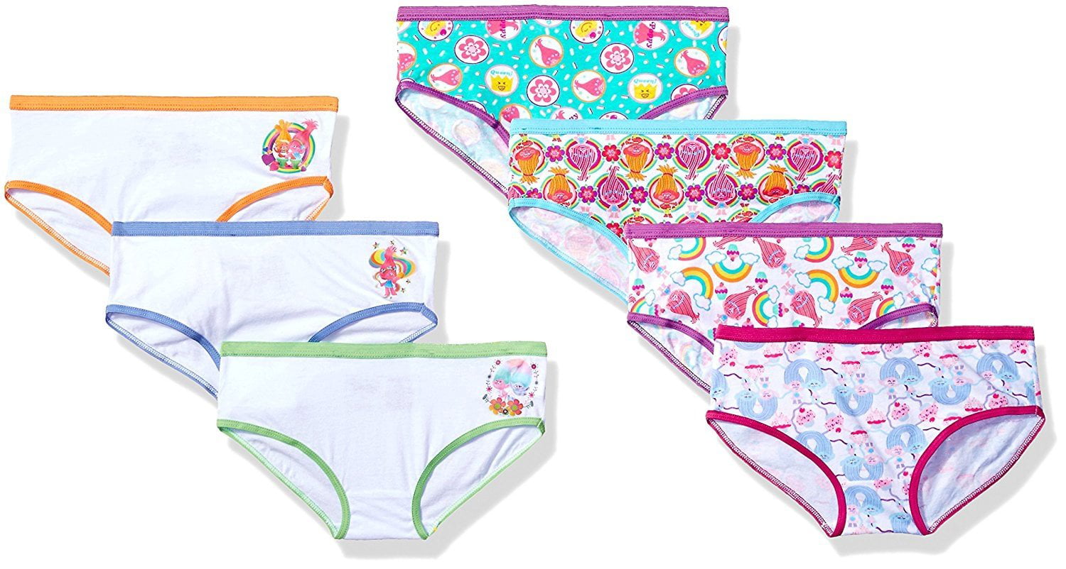 Disney's Tsum Tsum Girls 7 Pack Hipster Panties Underwear 
