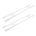 thumbnail image 3 of HOOWIFFY 1 Pair of RV Bathroom Storage Rods Metal White Adjustable Tension for Cabinets, 3 of 8