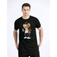 thumbnail image 1 of Camiseta deportiva para amantes del baloncesto de oso de peluche, camiseta de gran tamaño con cuello redondo, camisetas de algodón a la moda, ropa de Hip Hop, 1 of 8