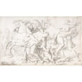 thumbnail image 3 of Willem Van Mieris 14x10 Black Modern Framed Museum Art Print Titled - The Rape of the Sabines (Late 17th-Mid 18th Century), 3 of 5