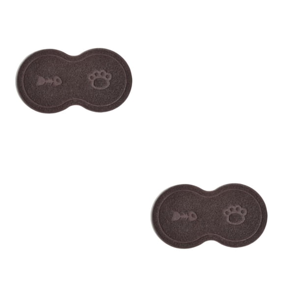 Alfombra para mascotas Greeniant PVC Color café 2Conjunto