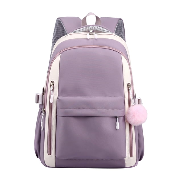 HBFAGFB 14 Inch Laptop Bag, Gradient Color Lightweight Student Daypack and Large Capacity Travel Bookbag for Women