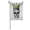 thumbnail image 1 of LADDKE Goth King of Death Portrait Skull Crown Rock for Your Garden Flag Decorative Flag House Banner 12x18 inch, 1 of 2