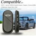 thumbnail image 5 of Vitodeco Superior 3D Luxury Leather Key Fob Cover Compatible with Mini Countryman S ALL4, Countryman SE ALL4, Cooper 2 Door, Cooper S 4 Door, Convertible (4-Button, Black), 5 of 5