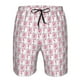 thumbnail image 3 of Fotbe Flamingo On Checkered Trajes de Baño Estampados para Hombre, Shorts de Verano de Secado Rápido, Ropa de Playa, Bañadores-3X-Large, 3 of 6