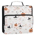 thumbnail image 5 of FORMRS Zipper Binder with Shoulder Strap 2-inch Ring 500 Sheet Capacity File Bag, Ghost Design, 5 of 5