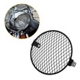 thumbnail image 1 of Headlight Grille Cover, 6.3" Retro Motorcycle Grill  Side Mount Headlight Cover  Cafe Racer for Motorcycles Cruiser Chopper Bobber, 1 of 8