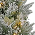 thumbnail image 5 of National Tree Company 4 ft. Frosted Colonial Fir Entrance Tree with Warm White LED Lights, 5 of 6
