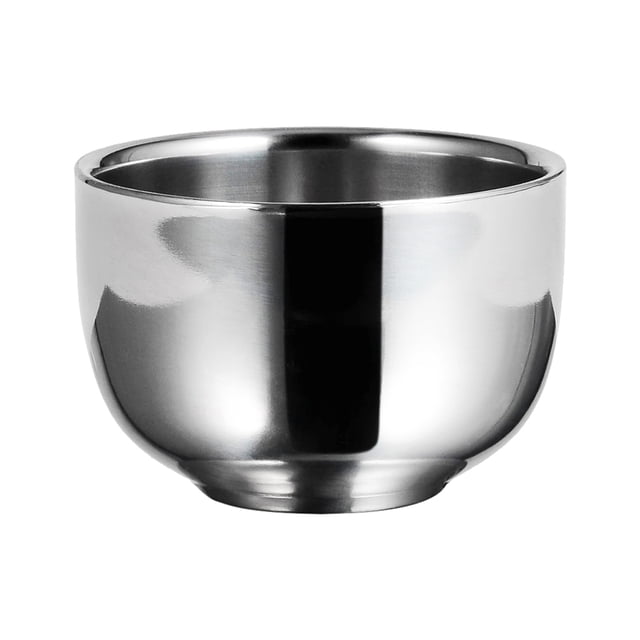 1 Pce Bol de Rasage en Acier Inoxydable pour Hommes Bol de Mousse de Savon de Rasage Maison