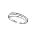 thumbnail image 2 of 10kt White Gold His Hers Round Diamond Cluster Matching Wedding Set 1/3 Cttw, 2 of 3