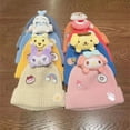 thumbnail image 3 of Sanrio Plush Knitted Hat My Melody Cinnamoroll Kuromi Children Knitted Cap Soft Stuffed Plushie Winter Kids Hat Knit Bonnet Gift, 3 of 19