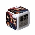 thumbnail image 1 of Reloj despertador digital LED Jujutsus Kaisens cuadrado de 8 x 8 x 8 cm, 1 of 4