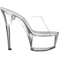 thumbnail image 6 of Pleaser Women's Aspire-601 Platform Slide 8 Clear/Clear, 6 of 8