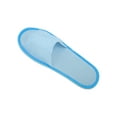 thumbnail image 5 of Unique Bargains 1 Pair Disposable Slippers Foldable Open-Toed Linen Slippers Hotel Slippers for Family Blue, 5 of 5