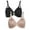 Black Rose Tan 2-Pack, variant on Paramour by Felina | Amaranth Cushioned Comfort Unlined Minimizer Bra 2-Pack (Black Rose Tan 2-Pack, 44DDD)