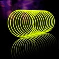 thumbnail image 1 of Glow Fever Glow Sticks Bulk 100 Ct 22 Pulgadas Collares Brillantes Con Conectores Barras De Luz De Neón Para Fiestas, Festivales, Raves, Conciertos, Cumpleaños, Bodas, Amarillo, 1 of 5