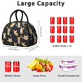 thumbnail image 4 of Dog and Bone Pattern Lunch Bag – Whimsical Cartoon Style for Pet Fans, 4 of 4