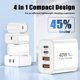 thumbnail image 5 of Cargador USB C UCALMA 40 W Bloque de carga rápida de 4 puertos, 5 of 7