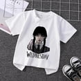 thumbnail image 1 of Camiseta informal para niños de Wednesday Addams, ropa de dibujos animados I Hate People, camiseta de la Academia para niños y niñas, camiseta para bebés pequeños, 1 of 3