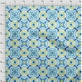 thumbnail image 4 of oneOone Cotton Poplin Twill Aqua Blue Fabric Block Quilting Supplies Print Sewing Fabric By The Yard 56 Inch Wide-W1, 4 of 6